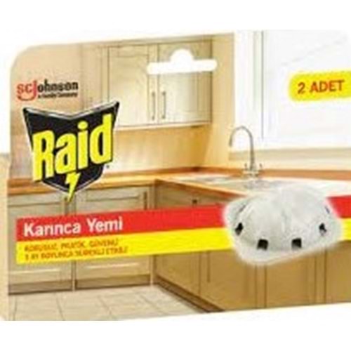 RAİD KARINCA YEMİ 2 Lİ TABLET