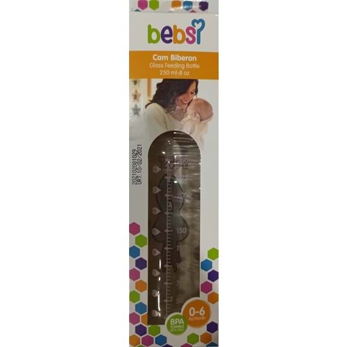 BEBSİ 326-BİBERON CAM-250 ML