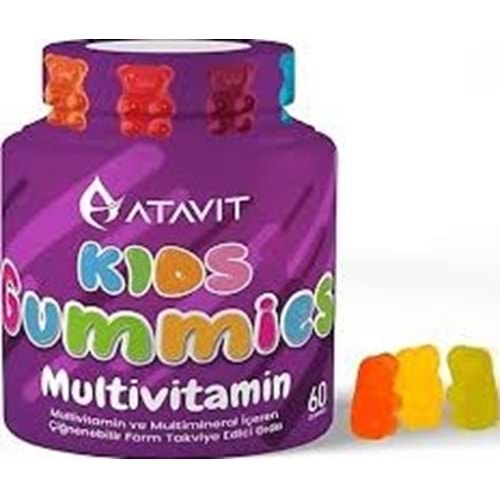 ATAVİT 6912 MULTİVİTAMİN 60 GUMMİES