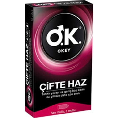 OKEY PREZERVATİF ÇİFTE HAZ