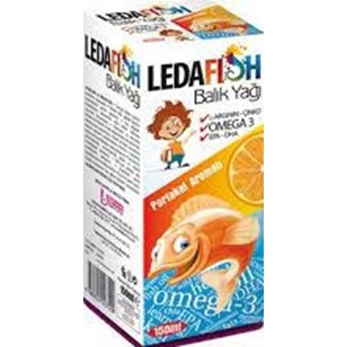 LEDAFİSH BALIK YAĞI 150 ML PORTAKAL