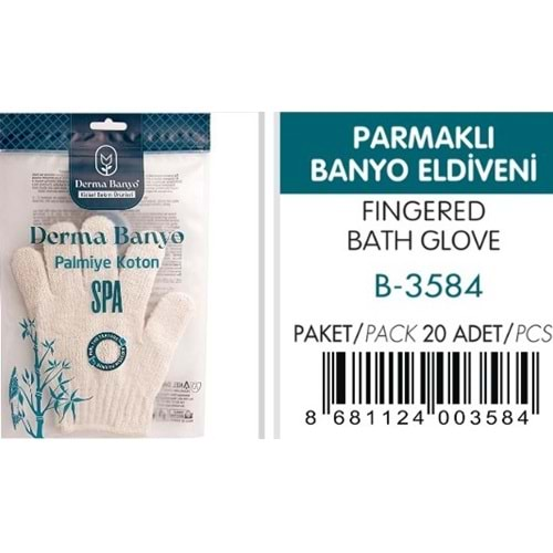 DERMA 3584 PARMAKLI BANYI LİFİ