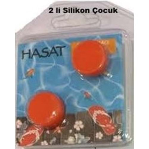 HASAT ÇOCUK KULAK TIKACI 2 Lİ SİLİKON