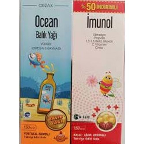 OCEAN BALIK YAĞI+İMUNOL ŞURUP