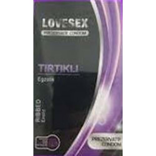 LOVESEX TIRTIKLI PREZERVATİF