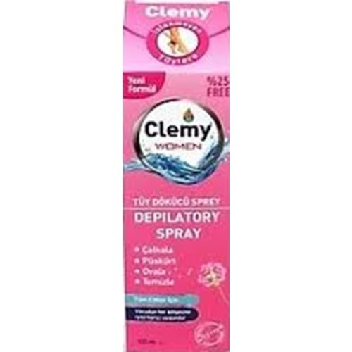 CLEMY SPREY BAYAN TÜY DÖKÜCÜ 125 ML