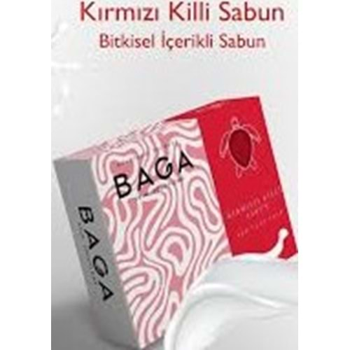 BAGA 0166 KIRMIZI KİLLİ SABUN 125 GR