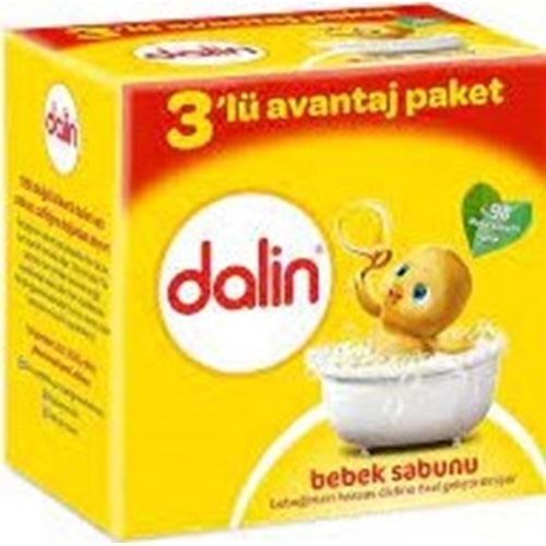 DALİN BEBEK SABUNU 3 LÜ