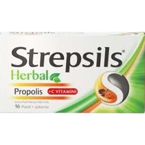 STREPSILS HERBAL PROPOLİS PASTIL 16 TABLET