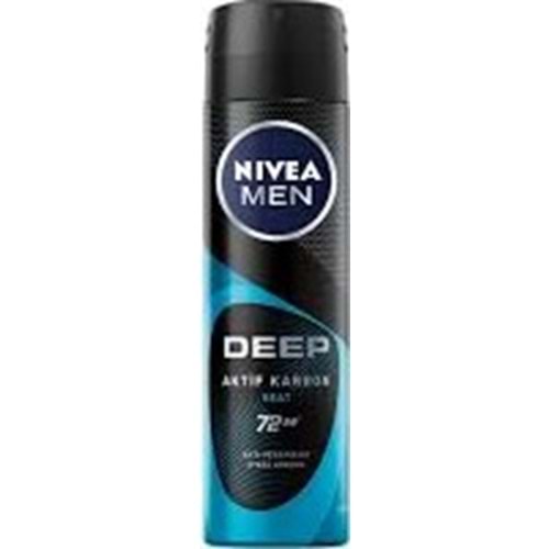 NIVEA MEN DEO 3027 AKTİF KARBON BEAT 150 ML