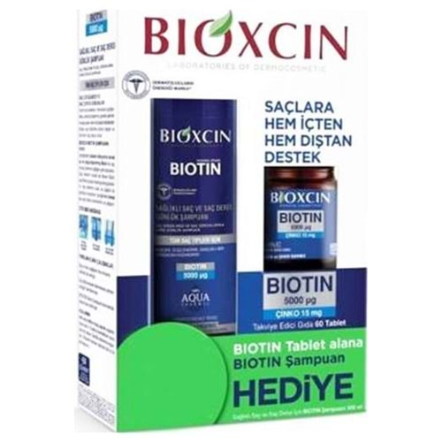 BİOXCİN BİOTİN 60 TAB +BİOTİN ŞAMP HEDİYELİ