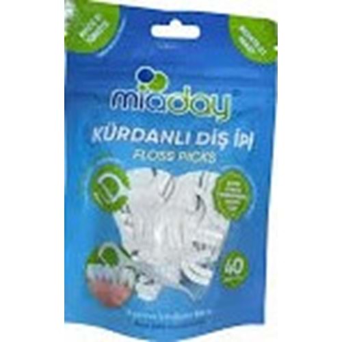 MİADAY KÜRDANLI DİŞ İPİ 40'LI