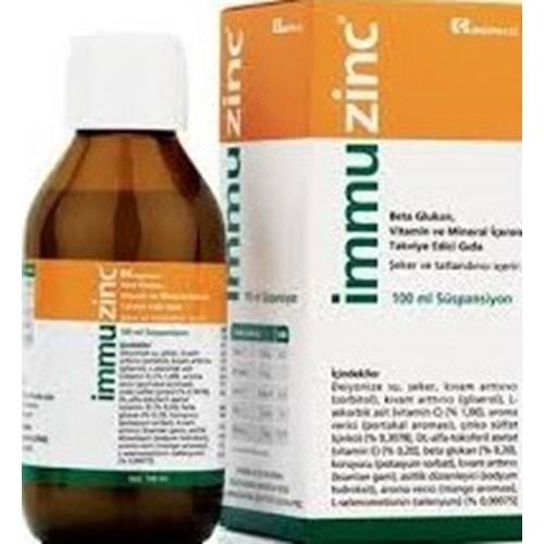 İMMUZİNC 100 ML ŞURUP