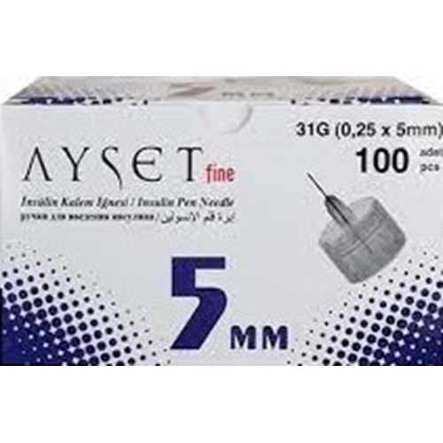 AYSET 5 MM İĞNE UCU