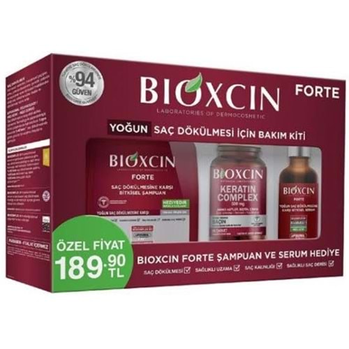 XXXBİOXCİN FORT YOĞUN SAÇ KİTİ-3 LÜ