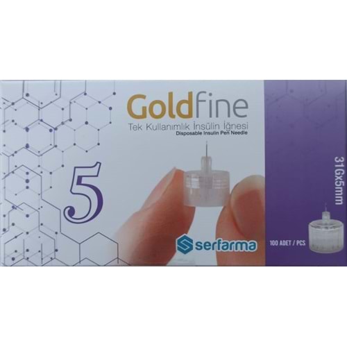 XXXGOLDFİNE 5 MM İĞNE UCU