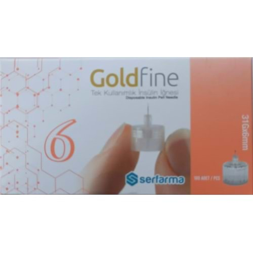 GOLDFİNE 6 MM İĞNE UCU