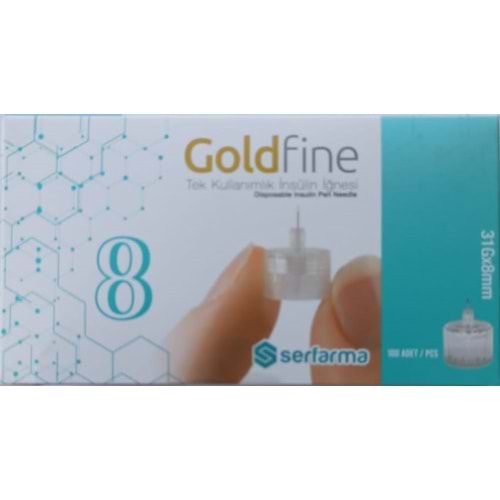 XXXXGOLDFİNE 8 MM İĞNE UCU