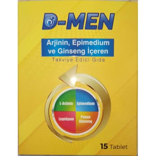 DAYS- D-MEN ARJİNİN 15 TABLET