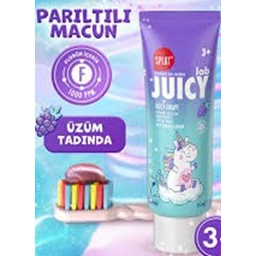 SPLAT 8147 JUICY LAB ÜZÜMLÜ ÇOCUK DİŞ MACUNU 55ML 72 GR