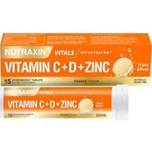 NUTRAXİN 0708 VİT C+D+ÇİNKO EFF TB