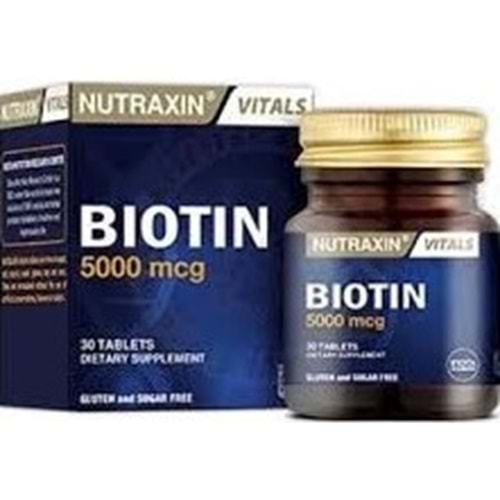 NUTRAXİN 8613 BIOTIN 5000 MG 30TB