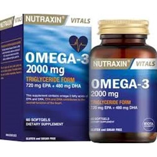 NUTRAXİN 5881 OMEGA3 2000MG 60TB