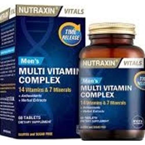 NUTRAXİN 8392 MULTIVITAMİN MEN COMPLEX 60TB