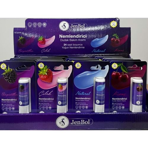JENBOL 2396 DUDAK LİPİ 24 LÜ STAND