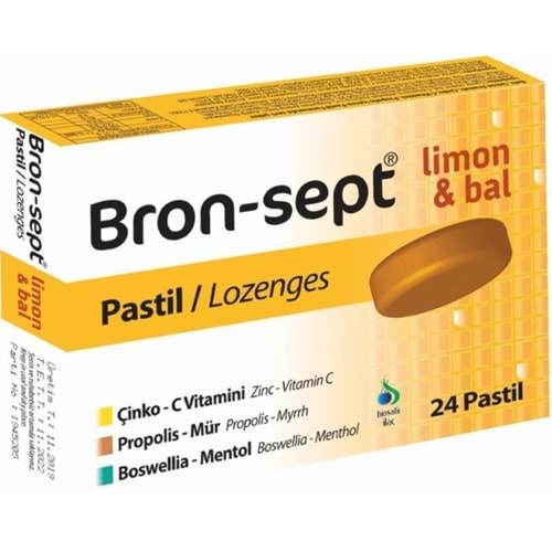 BRON-SEPT BAL-LİMON 24 PASTİL