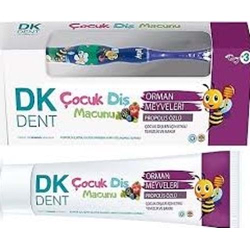 DK DENT ÇOCUK DİŞ MACUNU+FIRÇA