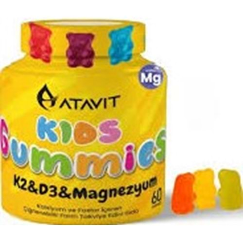 ATAVİT 6936 K2D3 MAGNEZYUM 60 GUMMİES