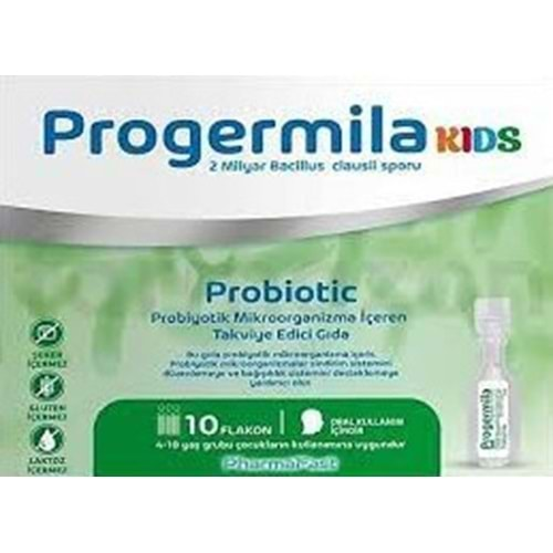 PROGERMİLA KİDS 10 FLAKON PROBİOTİC