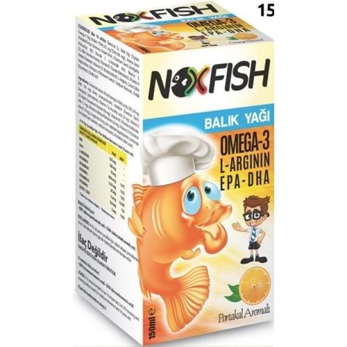 NOXFİSH PORTAKAL BALIK YAĞI 150 ML
