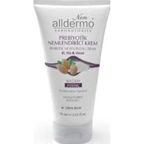 ALLDERMO 75 ML BADEM PİRİNÇ EL BAKIM KREMİ