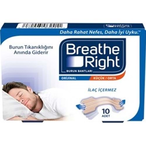 BREATHE RİGHT orjinal küçük BURUN BANDI