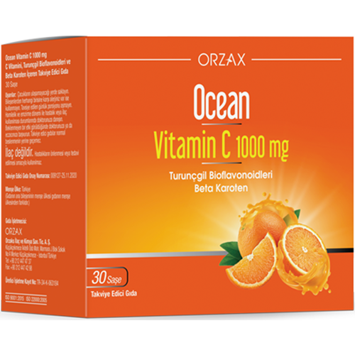 XXXOCEAN VİTAMİN C 1000MG-30 SAŞE