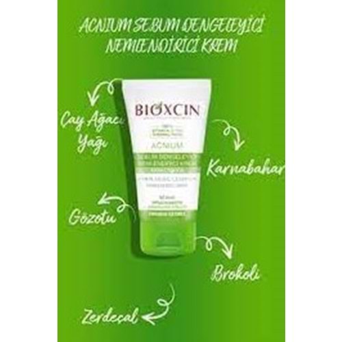 XXXBİOXCİN ACNIUM NEMLENDİRİCİ KREM 50 ML