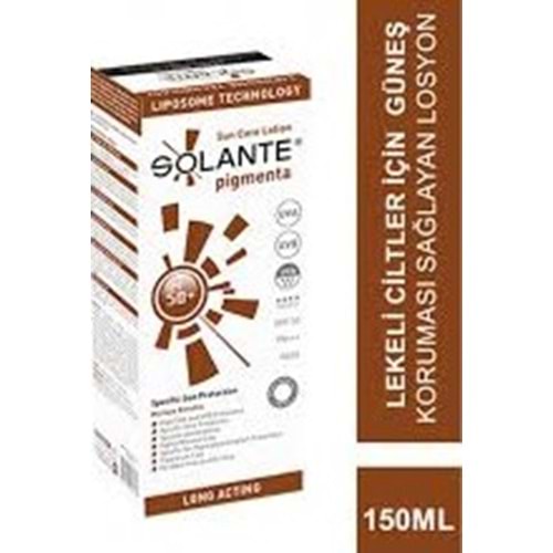 SOLANTE PİGMANTE SPF 50 GÜNEŞ KREMİ 150 ML