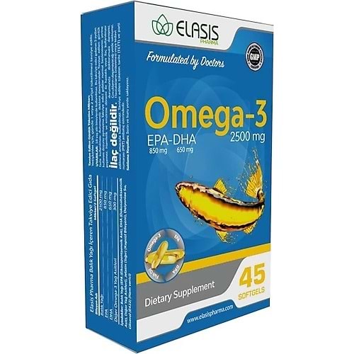 ELASİS OMEGA-3 2500 MG-45 SOFTJEL