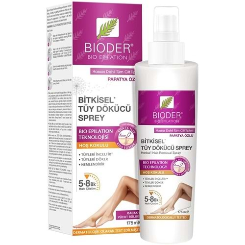 BİODER TÜY DÖK SPREY BAYAN-175 ML