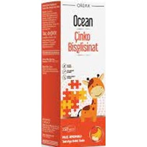 OCEAN ÇİNKO BİSGLYCİNATE 150 ML ŞRP