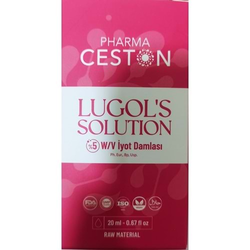 LUGOLS %5 İYOT SOLÜSYON 20 ML