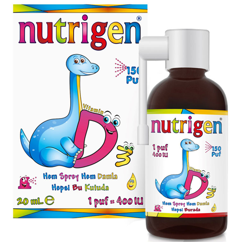 XXXNUTRİGEN D3 400 SPREY 20 ML