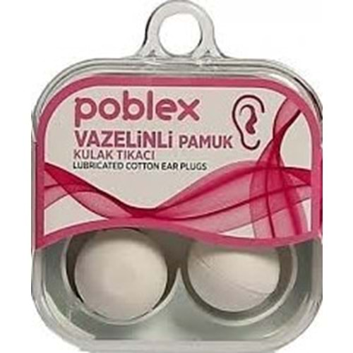 POBLEX 8184 vazelin pamuk KULAK TIKACI 4 LÜ