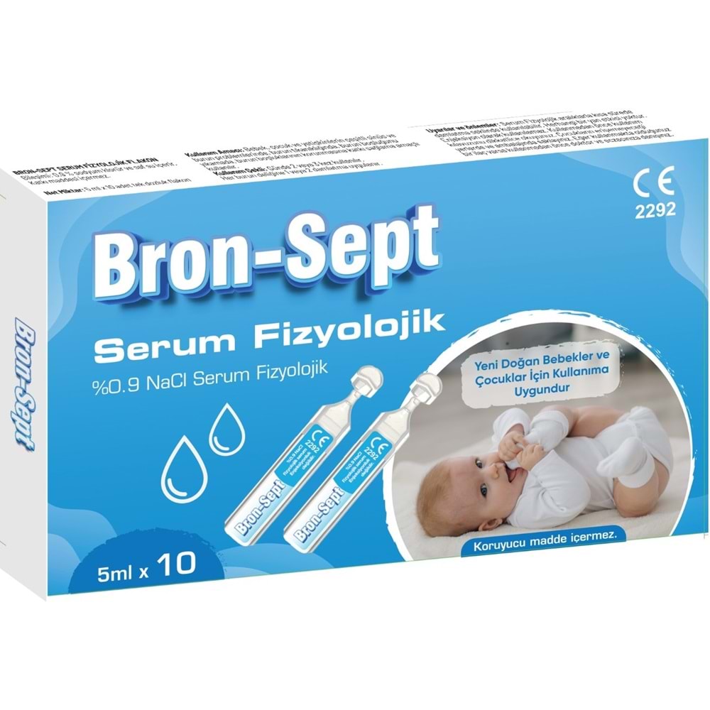 BRONSEPT 9305 FLAKON 20 Lİ SERUM FİZYOLOJİK