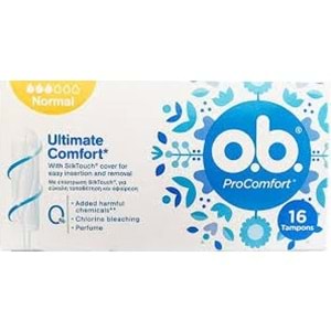 O.B TAMPON PROCOMFORT NORMAL 16 LI