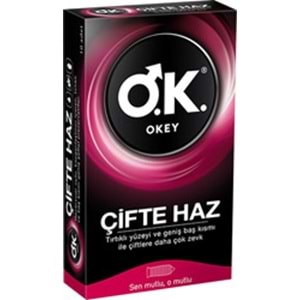 OKEY PREZERVATİF ÇİFTE HAZ