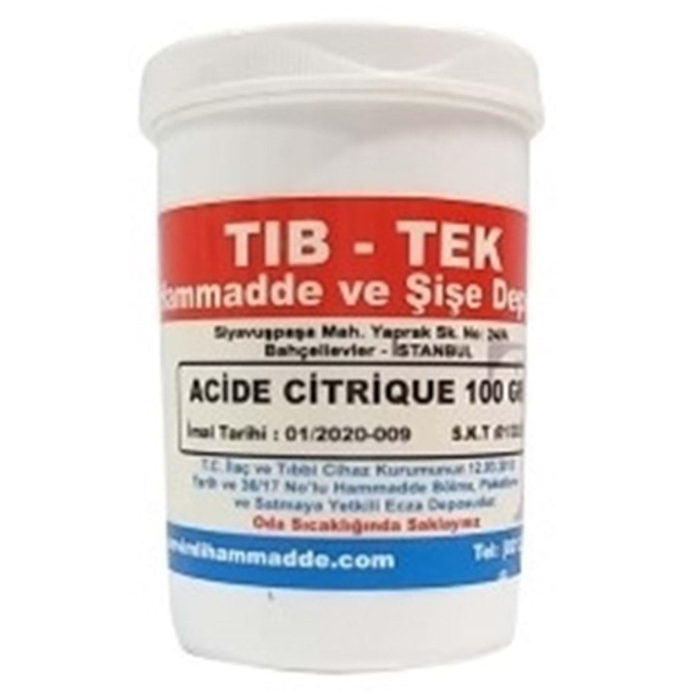 ASİT CITRIQUE 100 GR