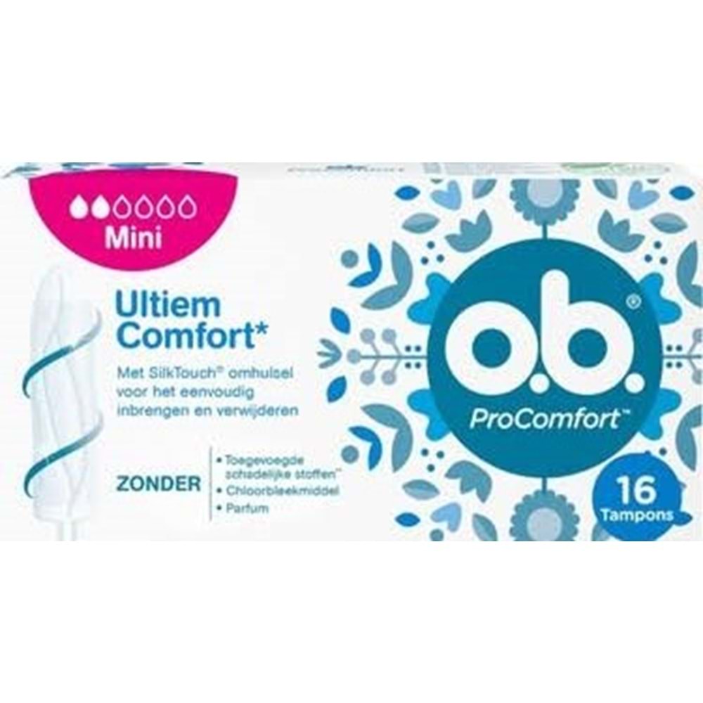 O.B PROCOMFORT 4168 TAMPON MİNİ 16 LI